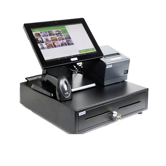 12 Inch Touch Screen System Tablet POS Cash Register With Printer,Scanner, Cash Box For Retail ,Easy to Operate