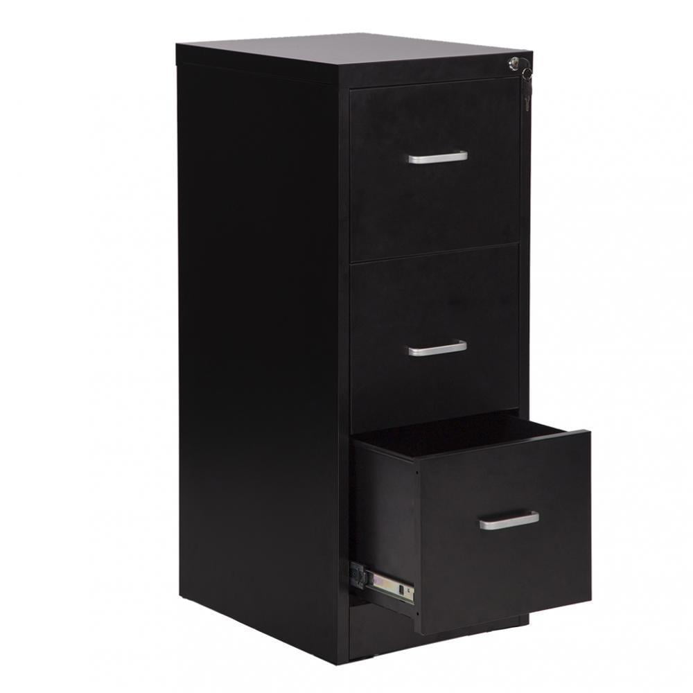 3-Drawer Letter File,Full-Suspension 18" Wide Filing ...