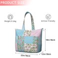 thumbnail image 4 of Pioneer Flower Floral Print Pattern Travel Tote Bags for Women Carry On,Large Weekender Bags for Women Travel,Multi Functional Duffle Bag for Work,Shopping,Sports, 4 of 5