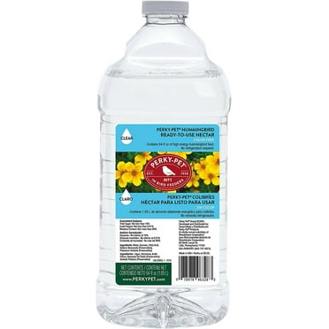 Perky-Pet 239CL Ready-to-Use Clear Hummingbird Nectar, 64-Ounce
