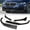 Carbon Look, variant on Stay Tuned Performance For 2021-2023 BMW 5-Series G30 M-Sport Painted Black Front Bumper Spoiler Lip