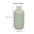 thumbnail image 2 of 4 pcs Shampoo Dispenser Bottle Empty Lotion Bottles Refillable Shampoo Bottles with Lids, 2 of 7