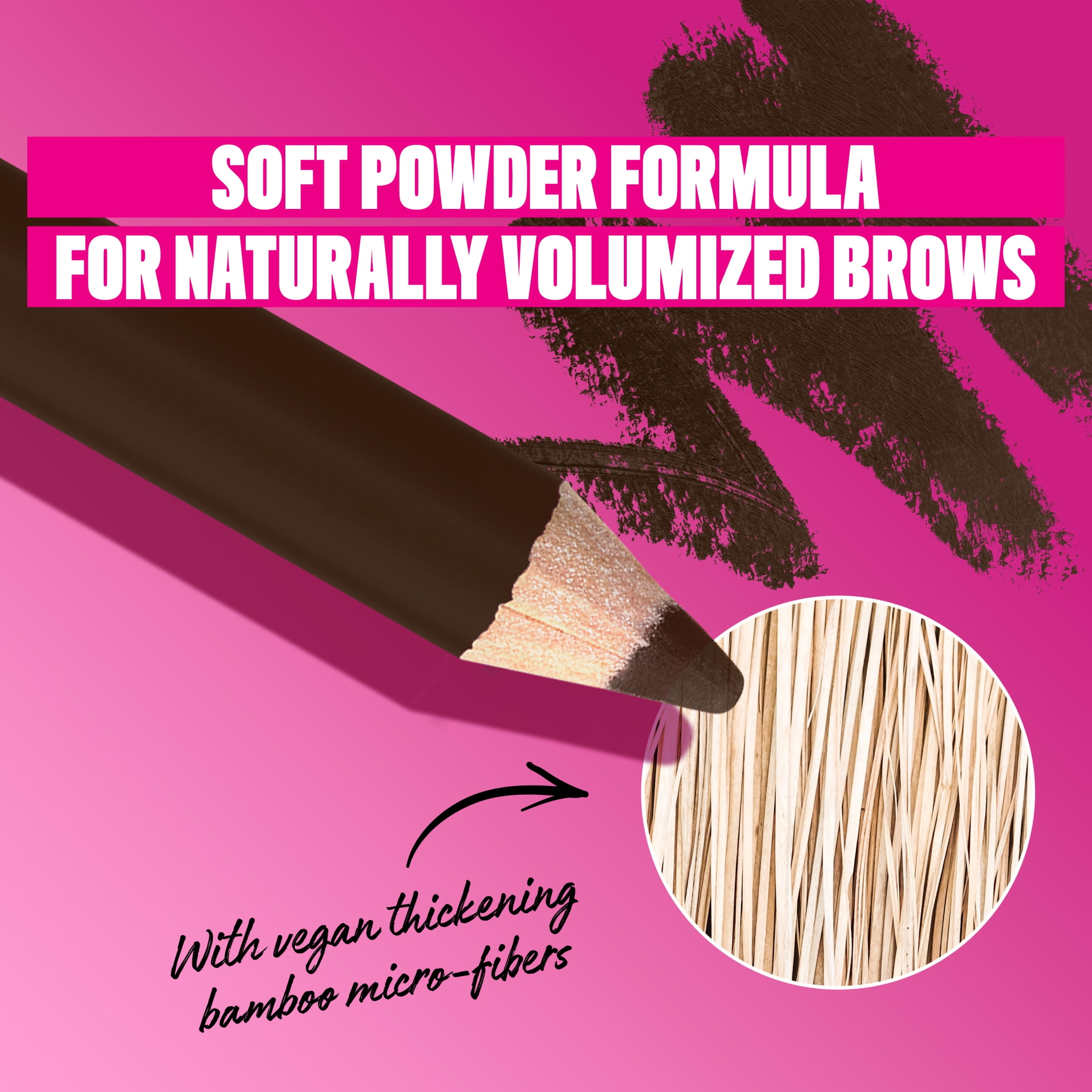 (3 pack) NYX Professional Makeup Brow Powder Louder, Brow Pencil, Deep Brown, 1 Count, Deep Brown, 0.04 oz