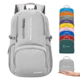 thumbnail image 1 of Mochila ZOMAKE ligera y Plegable 35 L resistente al agua gris plateado, 1 of 5