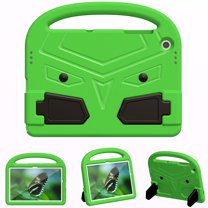 Portable Heavy Duty Kids Case for Samsung Galaxy Tab A9 Plus 11" 2023, EVA Shockproof Armor Military Grade Lens Protection Case with Kids Friendly Handle Foldable Stand Bracket Case, Green
