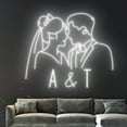 thumbnail image 3 of Handmadetneonsign Bride And Groom Boutique Led Sign, Wedding Dress Led Light, Clothing Neon Light, 3 of 5
