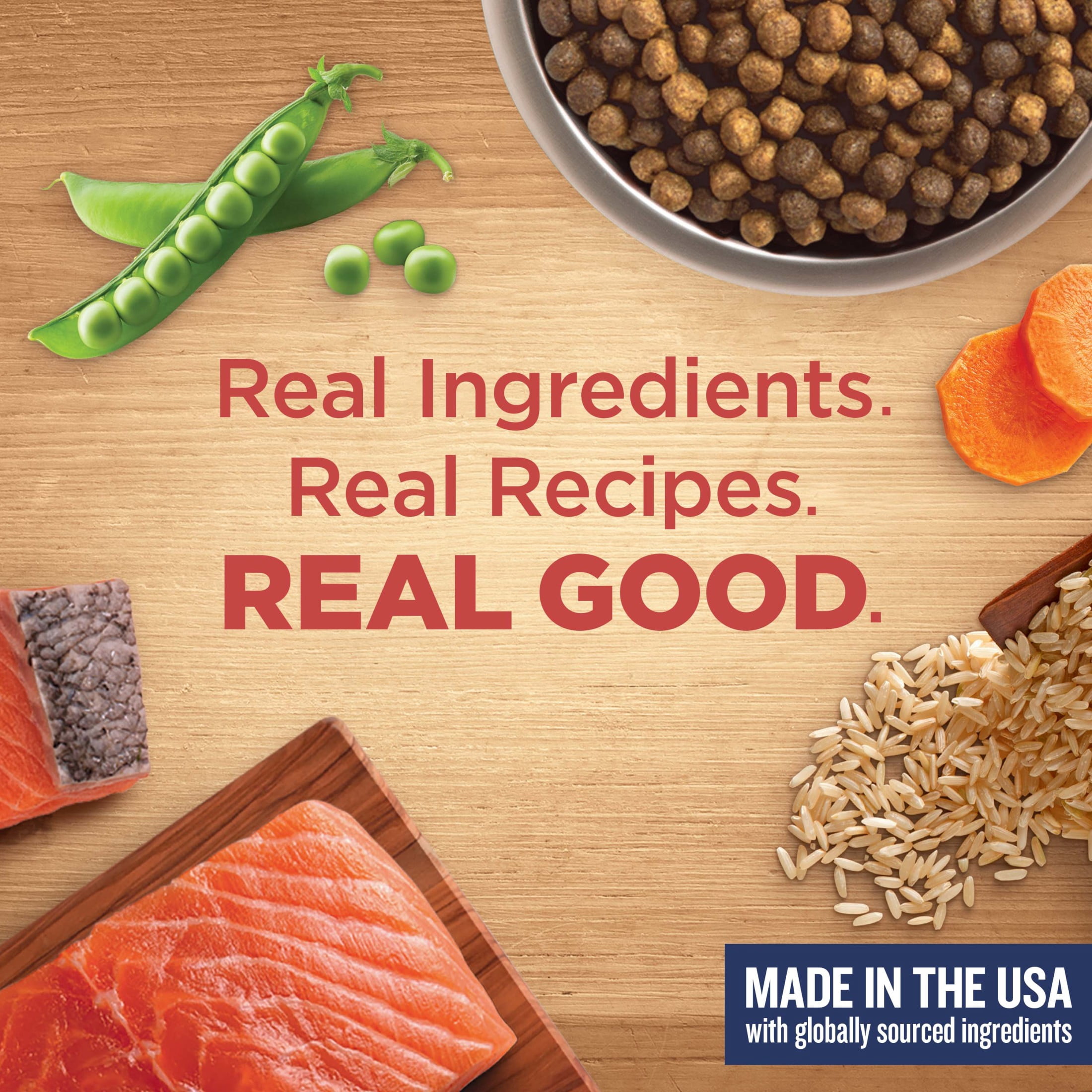 Rachael Ray Nutrish Dry Dog Food Real Salmon, Veggies & Brown Rice Recipe, 28lb.