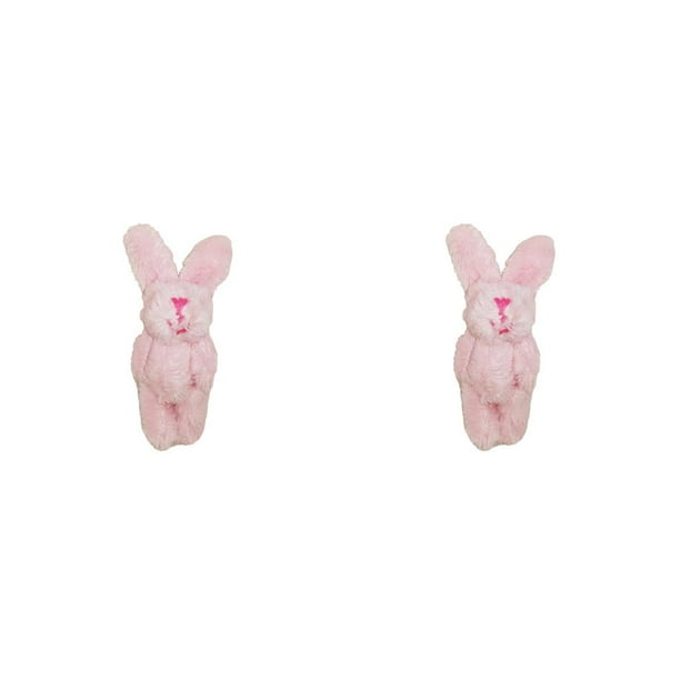Inteprter Mini conejos articulados de mano conejito de peluche exquisito ramo de niños colgante muñeca regalos cumpleaños decoración del banquete de Type4 NO4 Inteprter CBP274032
