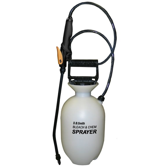 SMITH PERFORMANCE SPRAYERS 190285 1-Gallon Bleach and Chemical Sprayer for Lawns and Gardens or Cleaning Decks, Siding, and Concrete CA1