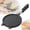 Black, variant on Aluminum Alloy Crepe Maker, Non-Stick Multi-Use Egg & Waffle Maker, Compact Lightweight Breakfast Machine with Even Heat Distribution, Easy Storage Kitchen Appliance