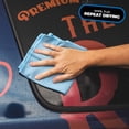 thumbnail image 6 of The Rag Company - Standard Waffle Weave - Microfiber Towels For Cars - 370gsm, 16in x 16in, Light Blue (3 Pack), 6 of 10