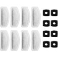 thumbnail image 1 of Filtro de Fuente de Agua para Gatos de 16 Pzas/set para Fuente de Mascotas de Acero Satinado de 67Oz, Filtro de Fuente para Perros y Gatos de Reemplazo con Esponjas de Bomba (8 Filtros y 8 Esponjas), 1 of 7