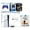 Chroma Indigo, variant on Sony Playstation 5 Slim Disc with Extra Cobalt Blue Controller, Gamer Starter Kit and MightySkins Decal Voucher Plus 2 Year CPS Extended Warranty