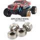 thumbnail image 4 of Rodamiento Premium de acero Vogacara para coche teledirigido 1/16 HSP 94186 piezas de repuesto, 4 of 6