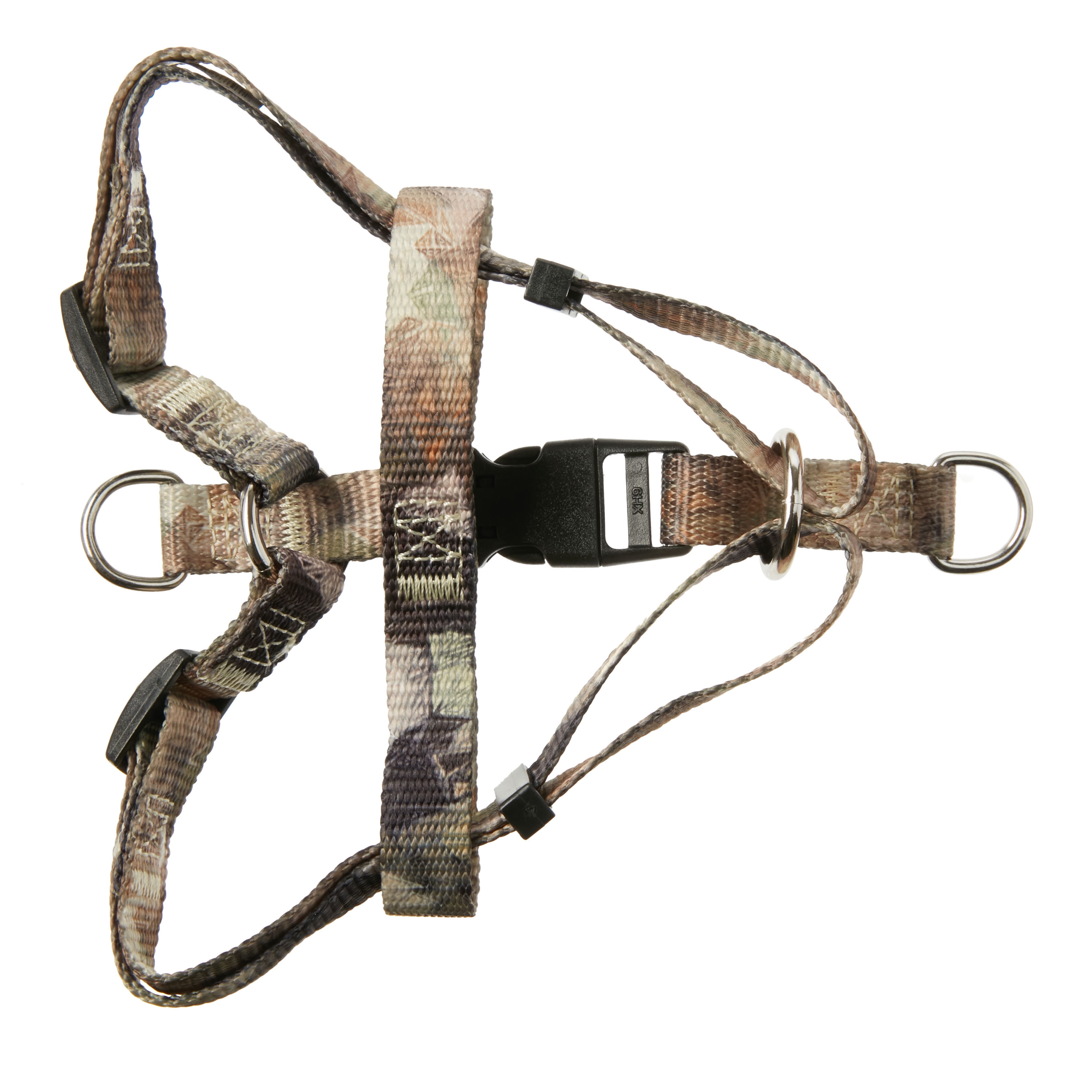 Vibrant Life Polyester Strategy Graph X Camo Step-in Dog Harness, Strategy Green Camo, M