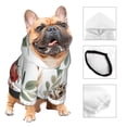 thumbnail image 3 of Honeii Watercolor Ladybug Print Small Dog Hoodies Pet Hooded Sweatshirts Fall Winter Puppy Cat Sweaters Warm Clothes for Small Dogs Outfits Costume-Medium, 3 of 7