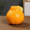 thumbnail image 2 of Large Orange Vase for Flowers, Decorative Ceramic Fruit Vase, Fruit Flower Pot, Fruit Shaped Planter Pot for Table Centerpiece, Home, Coffee Table, Office, Garden, Balcony, Kitchen, Spring Decor,, 2 of 8