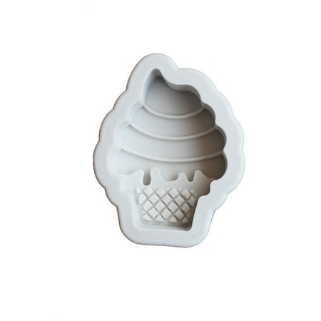

XDian Ice Cream Cone Silicone Mold Fondant Cake Chocolate Clay Decorating Baking Tool