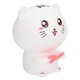thumbnail image 5 of Lámpara de noche con luz de grabación LED con carga USB de gato lindo y colorido de silicona para el dormitorio del hogar (rosa), 5 of 8