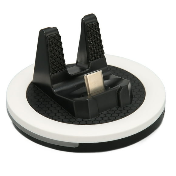 Charging Station, Portable Prevent Slip Silicone Protective Pad Charging Base with Display Light Cable for GO Plus + 2023