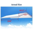 thumbnail image 3 of 10'x20' Carport Replacement Canopy Garage Top Tarp Shelter Cover, Canopy ONLY (w/Edge), 3 of 9