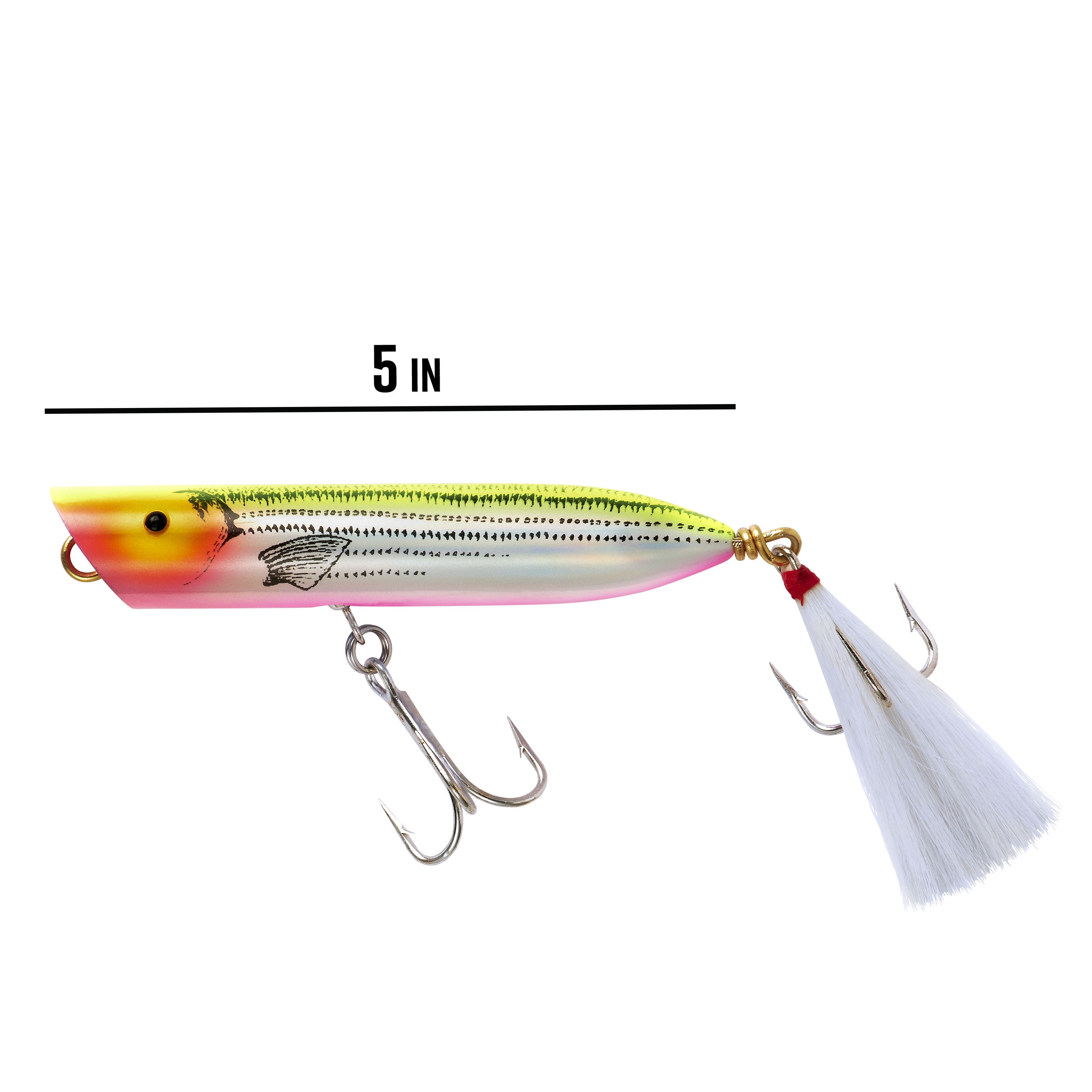 Creek Chub Striper Strike Hard Baits 5" Pink Chartreuse 2 1/8 oz.