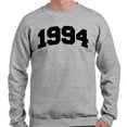 thumbnail image 2 of 1994 College Style Sweatshirt Unisex 4X-Large Grey, 2 of 5