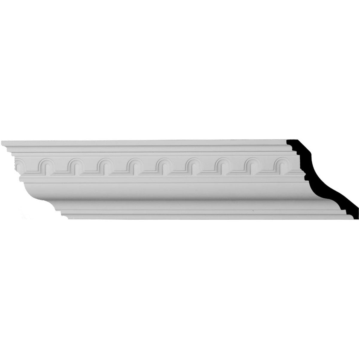 5 1/8'H x 4 3/4'P x 7'F x 94 1/2'L Heaton Crown Moulding