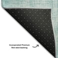 thumbnail image 3 of Addison Rugs Mayfield Washable Transitional Modern Teal Rectangle Rug, 10' x 14', 3 of 6