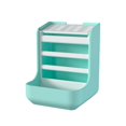 thumbnail image 2 of DimyFew Rabbit Hay Feeder Grass Rack Bunny Feeder Cage Hay Racks Food Bowl Dispenser Two-in- PP Structure Suitable for Rabbit Guinea Pig Chinchilla Home Us blue, 2 of 8