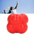 thumbnail image 1 of Reaction Ball, Rubber Bright Color Hex Reaction Trainer Ball for Basketball, Tennis and Other Competitive Sports, 1 of 7