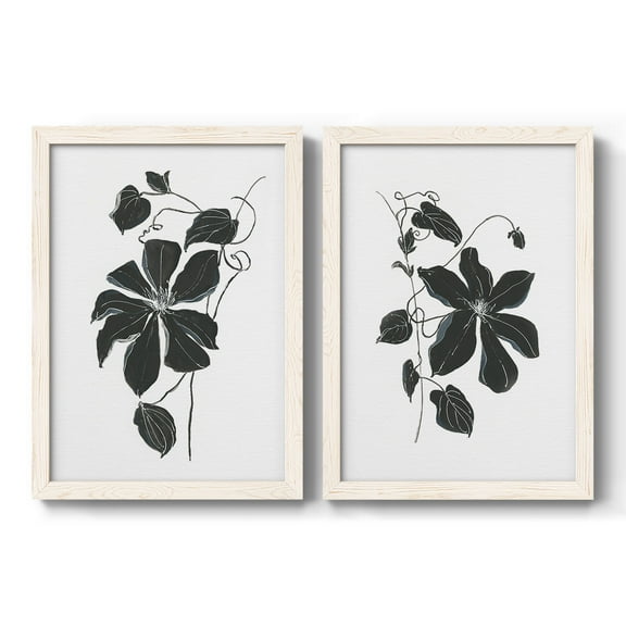 Midnight Climber I - Premium Framed Canvas 2 Piece Set - Ready to Hang