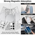 thumbnail image 2 of Magnetic Clear for Samsung Galaxy S24 Ultra Case Leopard Glitter [Compatible with Magsafe] Slim Soft TPU Electroplated Shockproof Protective Phone Case Cover for Samsung S24 Ultra Silver, 2 of 7