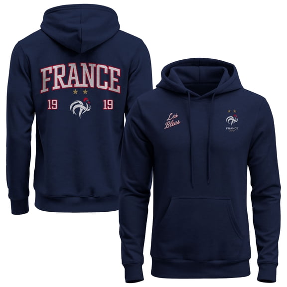 Men's 1863FC Navy France National Team Athletic Wordmark Hoodie