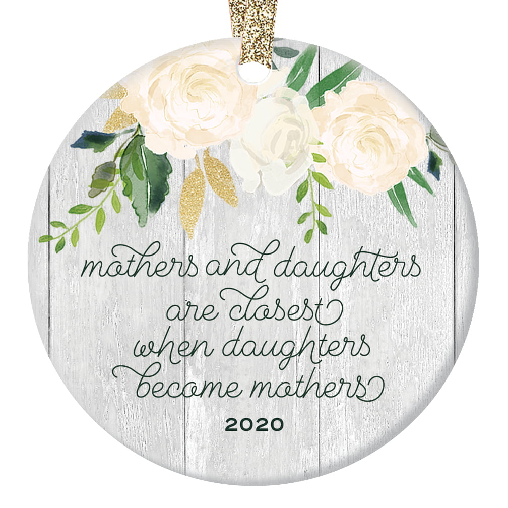 mom and daughter christmas ornaments