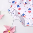 thumbnail image 4 of KPOPLK Toddler Baby Girl Swimsuit Color Block Bathing Suits Summer Beach Swimwear clearance Swimwear under $5.00 for kids(18-24 Months,White), 4 of 6