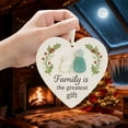 thumbnail image 6 of LanSuare Heart-Shaped Sea Glass Family Decor, 3.14Inch Acrylic Christmas Tree Hanging Ornaments, Family Holiday Keepsake for Gift, Xmas Ornament for Party Decoration, 6 of 6