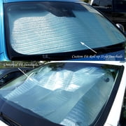 TuningPros Custom Fit Roll Up Windshield Sun Shade Protector, Sunshade Visor For 2012-2018 Mercedes-Benz CLS-Class W218 CLS350 CLS400 CLS500 CLS550
