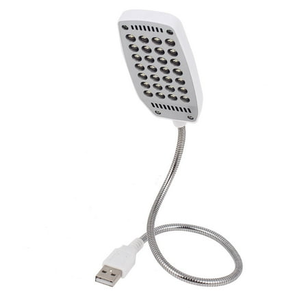 - Home Desktop Portable Flexible USB 28 LEDS Light for Notebook Laptop White