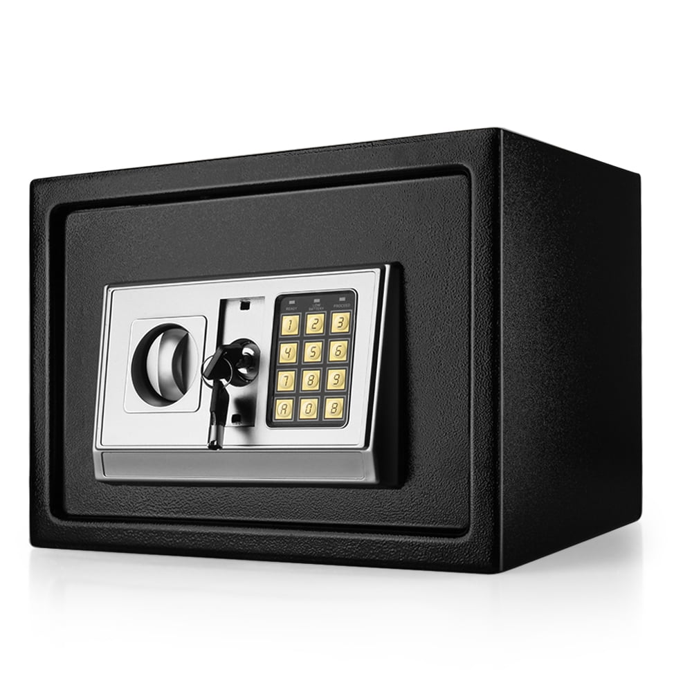 Electronic Wall Safe Hidden Jewelry Cash Storage Holder Security Keypad Lock Box 