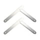thumbnail image 2 of Conector de bisagra de escalera de aluminio de 2 piezas con tornillos, barra de unión para localizador de escalera de tijera Blanco, 2 of 4