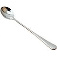 thumbnail image 2 of Zhuge 8 cucharas de acero inoxidable con mango largo, cucharas para helado, cucharas para mezclar largas, cucharas para té helado (plata), 2 of 3
