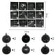 thumbnail image 3 of 12 bolas de plástico para árbol de Navidad, colgantes para fiestas, decoración del hogar, 12 unidades, transparentes, fáciles de colgar, para sala de estar, oficina y boda., 3 of 7