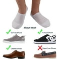 thumbnail image 4 of Mens No Show Socks 8 Pairs Invisible Low Cut Cotton Socks Ondo Non Slip Short Socks Size 5-8/9-11/12-14, 4 of 6