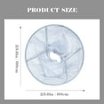thumbnail image 2 of LOLIPPYY Durable White Hair Cutting Cloak with Groove Design for Salon and Home 2Pcs, 2 of 5