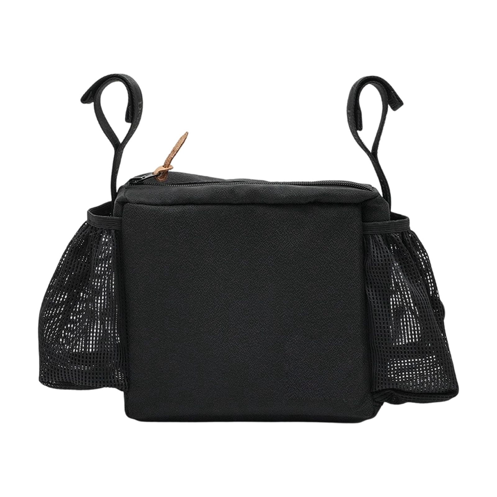 Pet Cart Hanging Basket Bag for Large Dogs, Multiple Pockets for Storage, Portable Stroller Accessory Bag for Outdoor Use, Heavy-Duty Organizer