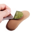 thumbnail image 2 of 5 pares de empuñaduras de talón autoadhesivas esponja suave protector para el cuidado de los pies plantilla forro talón zapatos almohadillas traseras (café）, 2 of 6