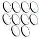 thumbnail image 1 of 10piezas 10X Maquillaje Espejo de Aumento Espejo con Dos Ventosas Maquillaje Herramientas Espejo Redondo Espejo Grande Diez Veces de Aumento Negro, 1 of 4