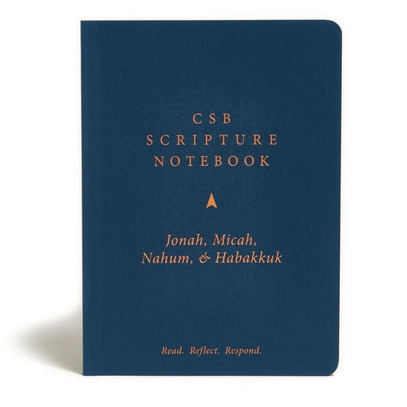 CSB Scripture Notebook, Jonah, Micah, Nahum, Habakkuk : Read. Reflect. Respond. (Paperback)
