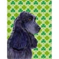 thumbnail image 1 of Carolines Treasures SS4402CHF 28 x 40 In. Cocker Spaniel St. Patricks Day Shamrock Portrait Flag Canvas- House Size, 1 of 4